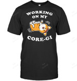 Working Core Gi Workout Cute Black Corgi Dog Fitness Sweatshirt Hoodie Long Sleeve Men Women T-Shirt