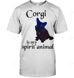 Corgi Is My Spirit Animal Sweatshirt Hoodie Long Sleeve Men Women T-Shirt