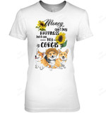 Money Can't Buy Happiness But It Can Buy Corgis Sunflower Women Sweatshirt Hoodie Long Sleeve T-Shirt