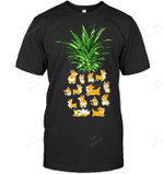 Pineapple Corgi Best Birthday For Corgi Lovers Sweatshirt Hoodie Long Sleeve Men Women T-Shirt