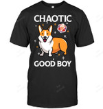 Corgi Dog Chaotic Good Boy Sweatshirt Hoodie Long Sleeve Men Women T-Shirt