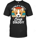 World's Best Corgi Daddy Men Sweatshirt Hoodie Long Sleeve T-Shirt