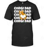 Corgi Dad Funny Kawaii Corgi Men Sweatshirt Hoodie Long Sleeve T-Shirt