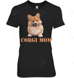 Dog Corgi Mom Women Sweatshirt Hoodie Long Sleeve T-Shirt