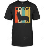 Vintage Welsh Corgi Funny Corgi Dog Sweatshirt Hoodie Long Sleeve Men Women T-Shirt