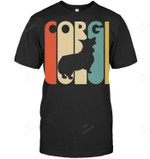 Corgi Vintage Style Sweatshirt Hoodie Long Sleeve Men Women T-Shirt