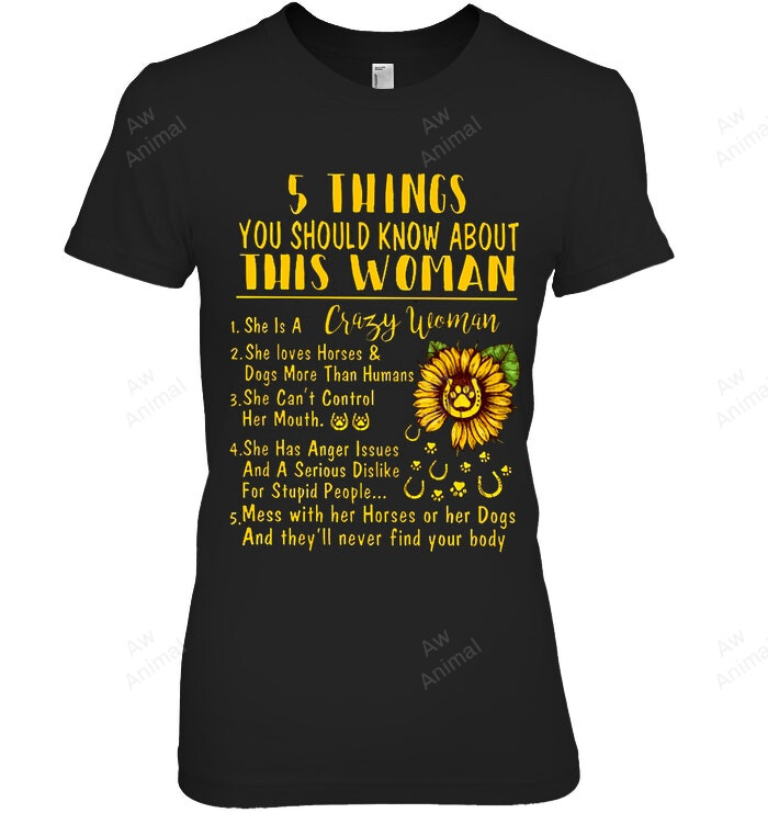 5 Things You Should Know About This Woman Horse Lovers Women Tank Top V-Neck T-Shirt
