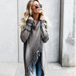 Women's Cardigan Personality Sweater Plus Size Knitwear Coat Women