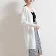Korean Style Overcoat Women's Mid-length Loose Sweater Coat Knitted Cardigan V-neck Outerwear
