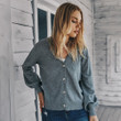 Designer Women's Clothing Trend Knitting Cardigan Top