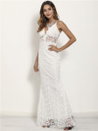 Dress Sexy V-neck Lace Camisole Gown Long Long Dresses