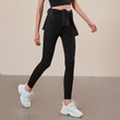 Lycra Fabric Sports Peach Hip Fitness Pants Lace-up Seamless Skinny Yoga Women's Clothes Bottoms