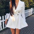 Waist-tight Suit Skirt Slim-fit Slimming Double-breasted Dress Blazers