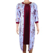 African Women 's Wear Large Size Mom Clothing Printed Long Coat Dress Two-piece Suit Floral Dresses