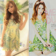 Summer Women's Chiffon Dress Printing Fashion Slim Fit Sweet Fresh Midi Floral Dresses