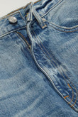 Women's Denim High Waist Straight Slimming High-rise Jeans Light-colored