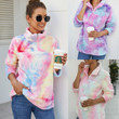 Women's Rainbow Plush Coat Gradient Fur Sweater For Women