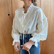 Women's Clothing Loose Shirt Female Lace Pleated Stitching Long-sleeved Undershirt Blouses