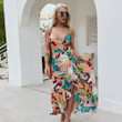 Designer Women's Sexy Sling Bohemian Dress Long
