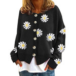 Women's Casual Loose Sweaters Little Daisy Cardigan