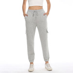 Women's Fashion All-matching Laced Pants Sports Casual Trousers Bottoms