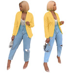 Women's Slim Fit Lapel Versatile Small Suit Casual Jacket Clothing Blazers