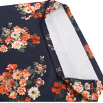 Good Quality Stand Collar Retro Printed Elastic Hip Cheongsam Pencil Dress Floral Dresses
