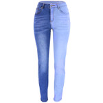 Street Hipster Washed Denim Cotton Casual High Waist Trousers Jeans