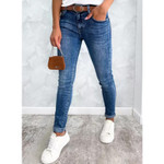 Blue Jeans Women's High Quality Stretch Slim Trousers