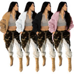 Women's Coat Solid Color High-grade Woolen