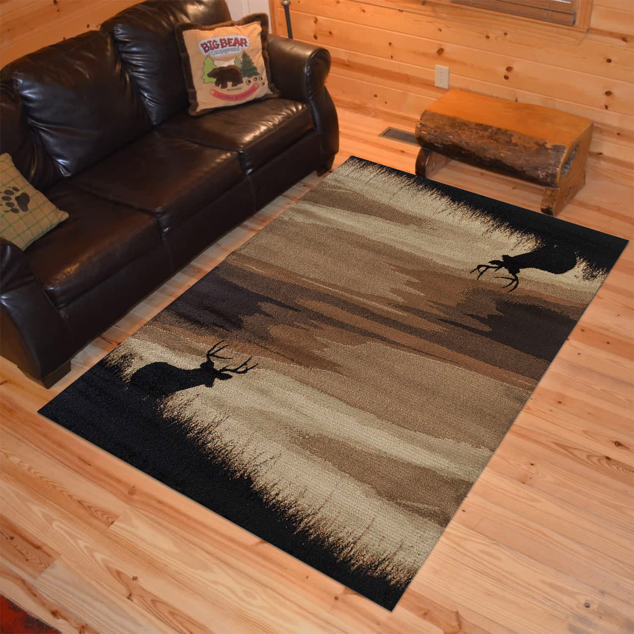 Multi polypropylene rug rustic style rug living room rug home decor