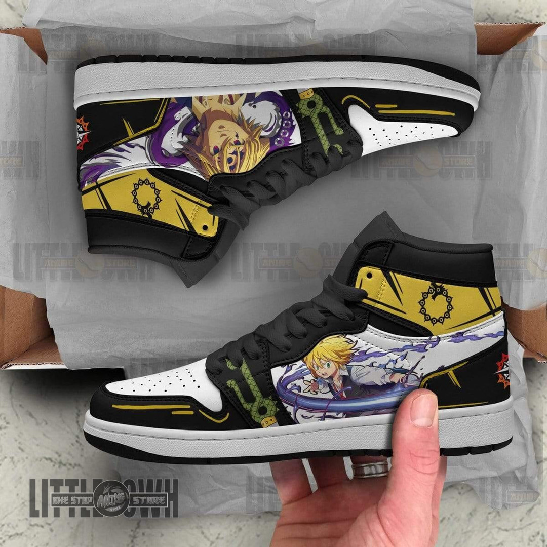 Meliodas Jordan Sneakers Custom The Seven Deadly Sins Anime Shoes ...