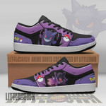 Gengar Pokemon Anime Shoes Custom JD Low Sneakers - LittleOwh - 1