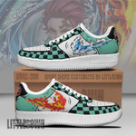 Tanjiro Shoes Anime AF Sneakers Custom Demon Slayers Water Breathing - LittleOwh - 1
