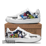 Giyu Tomioka AF Sneakers Custom KNY Anime Shoes Kimetsu No Yaiba - LittleOwh - 1
