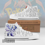 Absol High Top Canvas Shoes Custom Pokemon Anime Sneakers - LittleOwh - 1