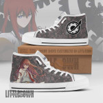 Kurisu Makise High Top Canvas Shoes Custom Steins;Gate Anime Sneakers - LittleOwh - 1