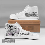 Sasuke Uchiha Nrt Anime Custom All Star High Top Sneakers Canvas Shoes - LittleOwh - 1