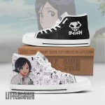 Mizuiro Kojima High Top Canvas Shoes Custom Bleach Anime Mixed Manga - LittleOwh - 1