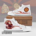 Iroh High Top Canvas Shoes Custom Avatar: The Last Airbender Anime Sneakers - LittleOwh - 1