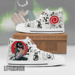 Rock Lee Shoes Custom Nrt High Tops Anime Canvas Sneakers Mixed Manga - LittleOwh - 1