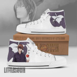 Light Yagami High Top Canvas Shoes Custom Death Note Anime Sneakers - LittleOwh - 1