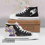 Lucy Heartfilia High Top Canvas Shoes Custom Fairy Tail Anime Sneakers - LittleOwh - 1