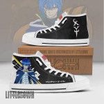 Jellal Fernandes High Top Canvas Shoes Custom Fairy Tail Anime Sneakers - LittleOwh - 1