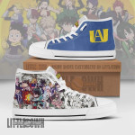 Class 1-A High Top Canvas Shoes Custom My Hero Academia Anime Mixed Manga Style - LittleOwh - 1