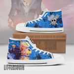 Vinsmoke Sanji High Top Shoes Custom 1Piece Anime Canvas Sneakers - LittleOwh - 1
