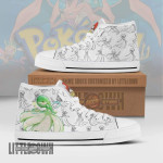 Gardevoir High Top Canvas Shoes Custom Pokemon Anime Sneakers - LittleOwh - 1