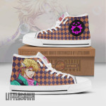 Caesar Anthonio Zeppeli High Top Canvas Shoes Custom JoJo's Bizarre Adventure Anime Sneakers - LittleOwh - 1