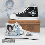 Uryu Ishida High Top Canvas Shoes Custom Bleach Anime Mixed Manga - LittleOwh - 1