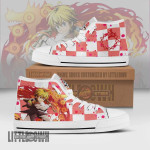 Meliodas High Top Canvas Shoes Custom The Seven Deadly Sins Anime Sneakers - LittleOwh - 1